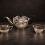 Vintage Walker & Hall Sheffield Silver-Plated 3-Piece Tea Set Image 8