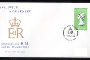 1979 Guernsey Commemorating Royal Visits of Her Majesty The Queen visiting Guernsey from 28-29 June 1978 Commemorative Stamp Addressed First Day Cover (FDC)