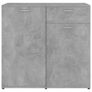 Sideboard Concerte Grey 160x36x75 cm Chipboard Image 6
