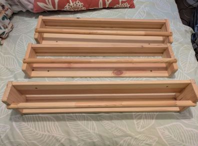 IKEA FLISAT wall storage ahelves