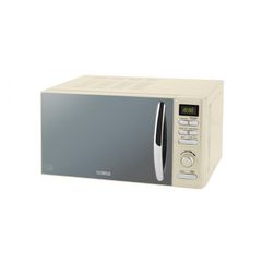 Cream tower microwave