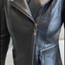 Karl Lagerfeld's Ikonik Odina Women's Biker Leather Jacket Image 3