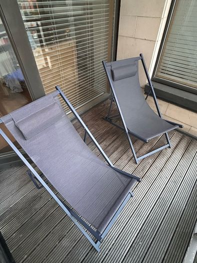 Pack of 2 sun loungers