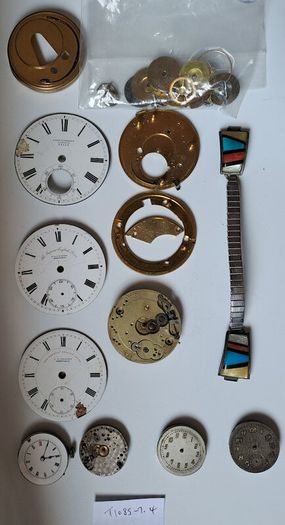 Lot of Watch Parts & Movements - See Description for Condition