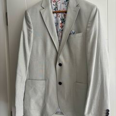 Next Tailored line grey jacket - worn once slim fit