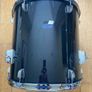 Nearly new Ludwig Evolution and Backbeat Snare Drum 14" and 10/12/16 toms in stunning Black Sparkle Wrap Image 7