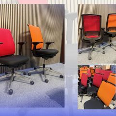 90 X "Steelcase Reply" Office Chairs - Grade A