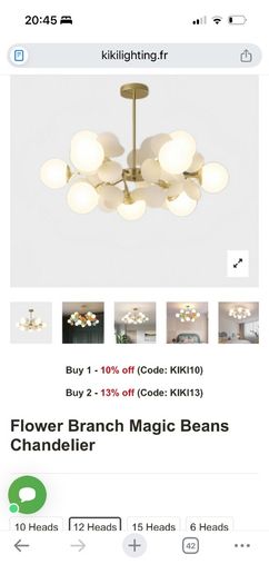 2 x ceiling lights