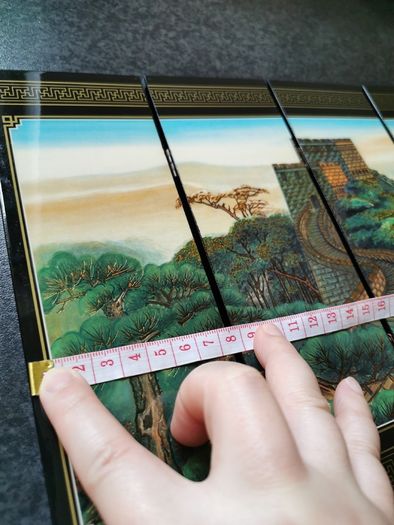 Great Wall of China Style Miniature Chinese Panel Screen 6 small screen