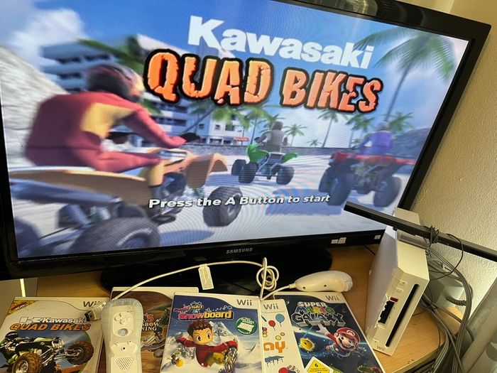 Nintendo wii console bundle with games