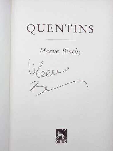 Quentins - Signed by Maeve Binchy