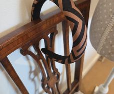 Black and bronze hairband bn