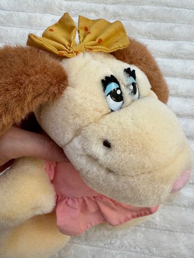 Vintage Henrietta Hound Alton Towers Plush approx. 25 cm. Used Please see photos