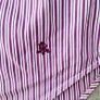 Ralph Lauren - Womens - Size 10 - Purple Stripe Long Sleeve Cotton Shirt Image 2