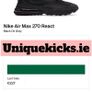 Premium Nike Air Max 270 Black Grey Image 5