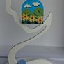 Clouds Over Sunflower Arch Earrings Image 4