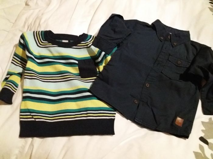 Boys jumper/shirt set Age 2-3