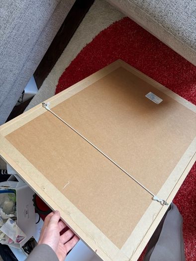 Large Oak Framed Wall Art