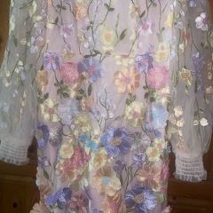 stunning floral midi dress