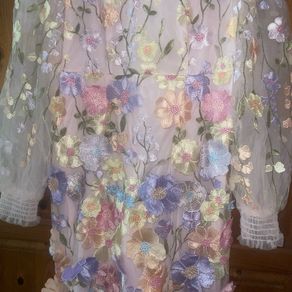 stunning floral midi dress
