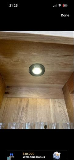 Solid Oak Sideboard And Solid Oak Glass Cabinet