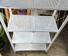 shelves shed rack storage metal case