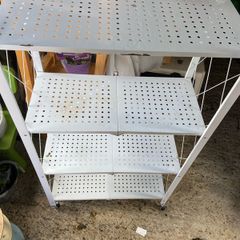 shelves shed rack storage metal case