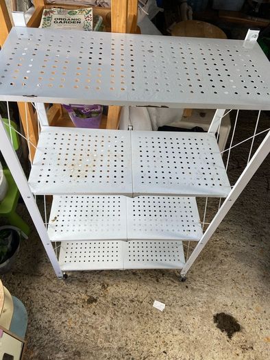 shelves shed rack storage metal case