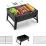 Portable Folding Charcoal Barbecue Grill 20.47x W11.61x H8.74 inches Image 4