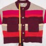 Next Multi-Colored Colorblock Striped Knit Button-Up Cardigan Size S Image 9