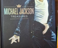 Michael Jackson Treasures by Jason King Hardcover Illustrated Biography Book