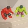 LEGO Marvel Super Heroes Red Hulk Vs Green Hulk Big Lego Figures Image 3