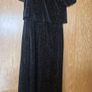 Black and silver occasion wear outfit/onsie Image 2