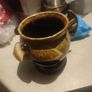 Vintage Retos Shannon Pottery Fish Planter / vase. Image 2
