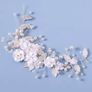 New Elegant Crystal Flower Wedding Headpieces, Bridal Hair Vine Accessories Image 2