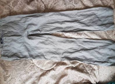 Grey brown flare trousers uk12