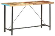 Bar Table 180x70x107 cm Solid Reclaimed Wood