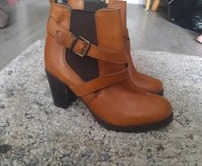 tan leather boots from new look
