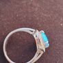 silver ring and earings Image 2