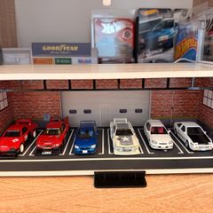 hot wheels 1/64 diorama garage