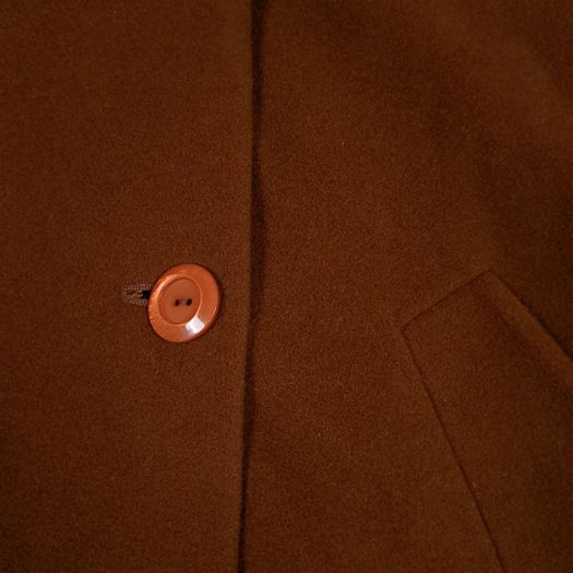 Gil Bret Camel Brown Double Breasted Classic Wool Long Overcoat 14UK/42EU