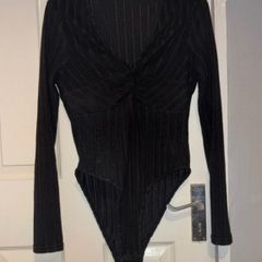 Shein L Black Bodysuit