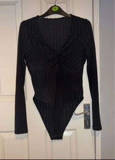 Shein L Black Bodysuit