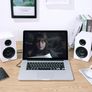 Active Bluetooth 5.0 Bookshelf Speakers 60W Carbon Fiber Speaker Unit Built-in 24bit DAC  Dynamic 3D Surround Sound  2.0 Computer PC Monitor Gaming Speakers MULTIPLE COLOURS AVAILABLE (FREE POSTAGE) Image 5
