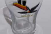 guinness glass with toucan,see pictures for condition good,,