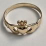9ct Yellow Gold Claddagh Ring Image 4