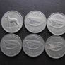 10 Irish 6 pence coins (1940-1968) Image 2
