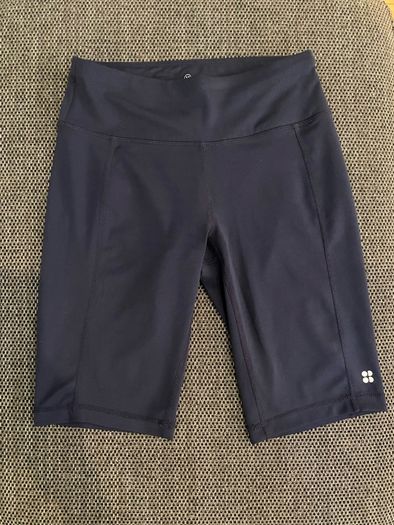 Navy Sweaty Betty All Day 10" Cycling Shorts