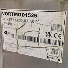 Grant Vortex external oil boiler.