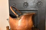 copper coal bucket